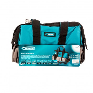 90272 | Сумка для инструмента HanD Werker, 26 карманов, дно пластик, наплечный ремень, 400 х 225 х 310 мм, GROSS-3
