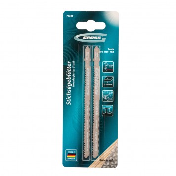 78286 | Полотна для электролобзика универсальные, двухсторонние, фигурный рез, 2 шт. (3150 - FKR), GROSS-2