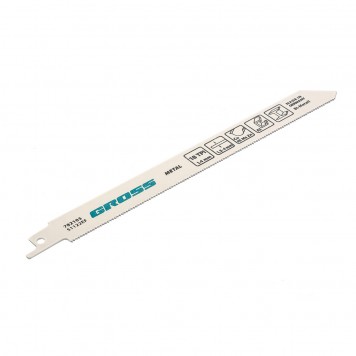 782103 | Полотна по металлу для сабельной пилы 4402 - S1122EF, 180 x 1,4 мм, 2 шт., GROSS-1