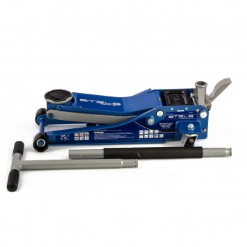 51137 | Домкрат гидравлический подкатной 3 т, быстрый подъем, 75-505 мм, профессиональный, STELS LOW PROFILE QUICK LIFT-0