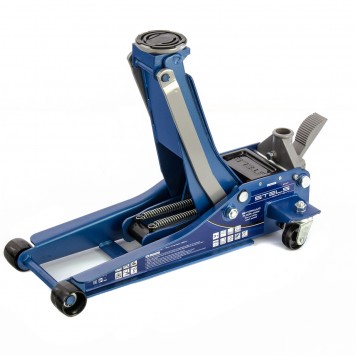 51137 | Домкрат гидравлический подкатной 3 т, быстрый подъем, 75-505 мм, профессиональный, STELS LOW PROFILE QUICK LIFT-3