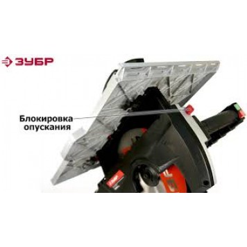 ЗПТК-305-1900 | Пила торцовочная комбинированная, d= 305 x 30 мм, 1900Вт, 4200 об/мин, 90°- 85/180 мм, 45°- 55/125 мм, ЗУБР МАСТЕР-22